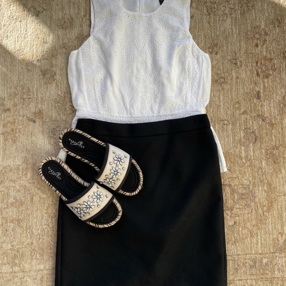 J Crew Cotton Sleeveless Top, White, Size 0. NWOT - Picture 6 of 10